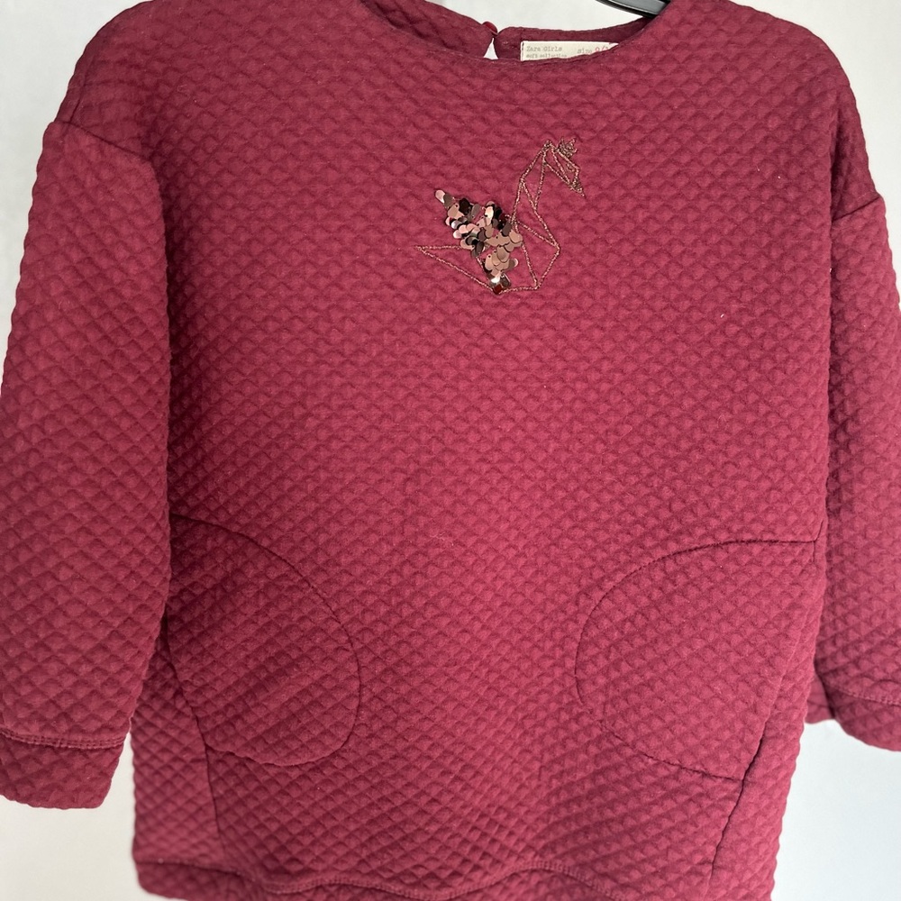 Zara quilt oversized sweater